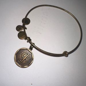 Alex and Ani letter J bracelet